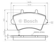 Комплект тормозных колодок BOSCH 0 986 TB2 392