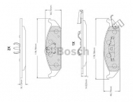 Комплект тормозных колодок BOSCH F 03B 150 254