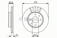 Тормозной диск BOSCH 0 986 479 082