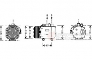 Компрессор VAN WEZEL 1800K045