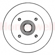 Тормозной диск BENDIX 561280B