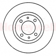 Тормозной диск BENDIX 561327B