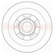 Тормозной диск BENDIX 562170B