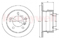 Тормозной диск BENDIX 562473B