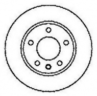 Тормозной диск BENDIX 561609B