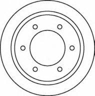 Тормозной диск BENDIX 562064B