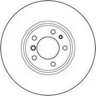 Тормозной диск BENDIX 562091B
