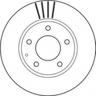 Тормозной диск BENDIX 562112B