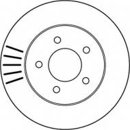 Тормозной диск BENDIX 562137B