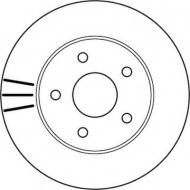 Тормозной диск BENDIX 562147B