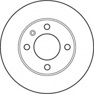 Тормозной диск BENDIX 562171B