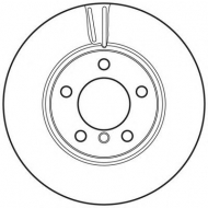 Тормозной диск BENDIX 562717BC