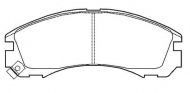 Комплект тормозных колодок BENDIX 572447B