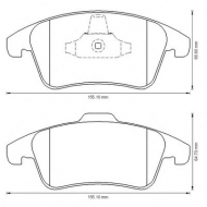 Комплект тормозных колодок BENDIX 573193B
