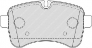 Комплект тормозных колодок FERODO FSL4037