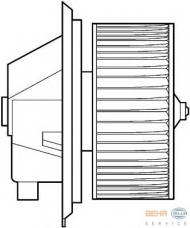 вентилятор HELLA 8EW 351 039-341