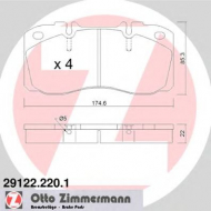 Комплект тормозных колодок ZIMMERMANN 29122.220.1