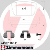 Комплект тормозных колодок ZIMMERMANN 24537.160.2