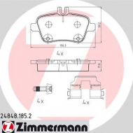 Комплект тормозных колодок ZIMMERMANN 24848.185.2