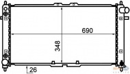 Теплообменник HELLA 8MK 376 707-761