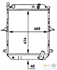 Теплообменник HELLA 8MK 376 722-151