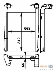 Теплообменник HELLA 8ML 376 724-241