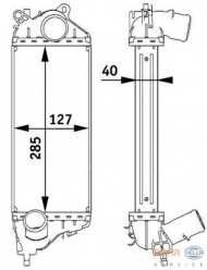 Теплообменник HELLA 8ML 376 729-551