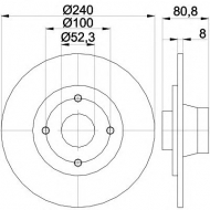 Тормозной диск HELLA 8DD 355 113-481