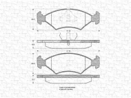 Комплект тормозных колодок MAGNETI MARELLI 363702160712