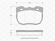 Комплект тормозных колодок MAGNETI MARELLI 363702160828