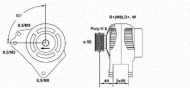 Генератор MAGNETI MARELLI 943355004010