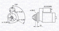 Стартер MAGNETI MARELLI 063522310160