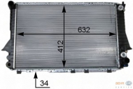 Теплообменник BEHR HELLA SERVICE 8MK 376 715-261
