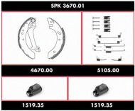 Комплект тормозов ROADHOUSE SPK 3670.01