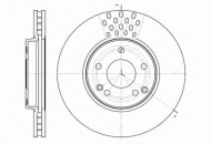 Тормозной диск ROADHOUSE 61225.10