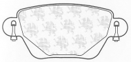 Комплект тормозных колодок QH Benelux BP1282