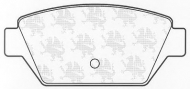 Комплект тормозных колодок QH Benelux BP513