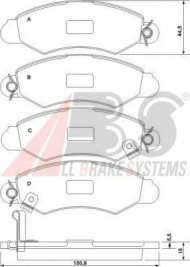 Комплект тормозных колодок A.B.S. 37140 OE
