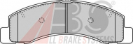 Комплект тормозных колодок A.B.S. 38756