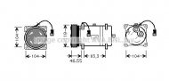 Компрессор AVA QUALITY COOLING CNAK161