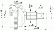 Шарнирный комплект OPEN PARTS CVJ5105.10