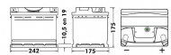 Аккумулятор EXIDE EB543
