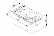 Аккумулятор BOSCH 0 092 T40 800