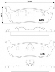 Комплект тормозных колодок HELLA PAGID 8DB 355 014-501