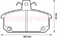 Комплект тормозных колодок BENDIX 571288B