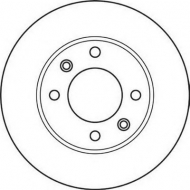 Тормозной диск BENDIX 562130B