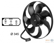Вентилятор HELLA 8EW 009 144-531