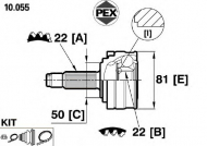 Шарнир PEX 10.055
