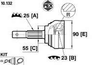 Шарнир PEX 10.132