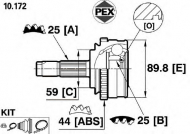 Шарнир PEX 10.172